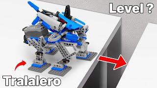Lego Walkers Italian Brainrot Vs. 4 Obstacles Fm Lego Technic
