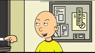 Caillou Writes Bad Words On The Chalkboardsuspendedgrounded
