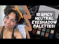 Spicy Neutral Eyeshadow Palettes! Palette Talk!
