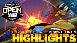 Sizzleurcob Universal Open Rocket League West Regional Finals Highlights