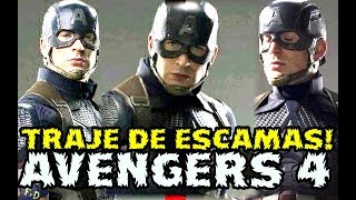 AVENGERS 4 CAPTAIN AMERICA TRAJE REVELADO! FOTOS DE PRUEBA DE VESTUARIO CHRIS EVANS MARVEL STUDIOS