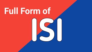 Full Form Of Isi