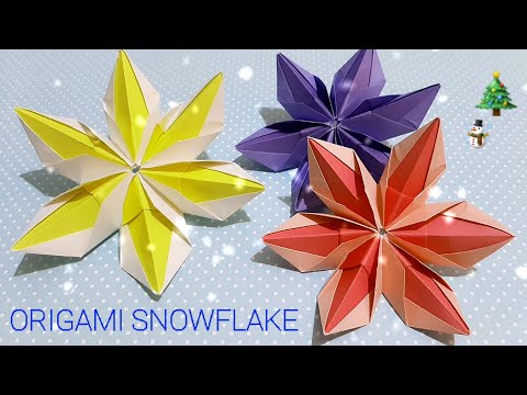 SO EASY (´ε` )♡ DIY ORIGAMI FLOWER (8) ! 簡單折紙花 (8) ❄ #スノーフレーク #snowflake #雪花 #눈송이 #折り紙 #折纸 #origami SO EASY (´ε` )♡ DIY ORIGAMI FLOWER (8) ! 簡單折紙花 (8) ❄ #スノーフレーク #snowflake #雪花 #눈송이 #折り紙 #折纸 #origami