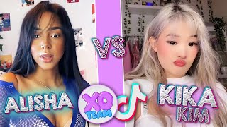 ALISHA VS KIKA KIM | XO TEAM TIKTOK #xoteam #tiktok #kikakim