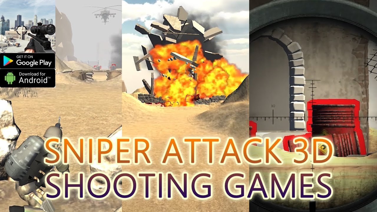 Sniper Attack 3D Shooting Games: Gameplay (Android, APK) Sniper Attack 3D Shooting Games: Gameplay (Android, APK)