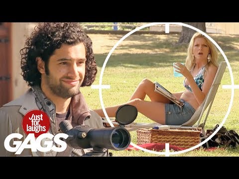 Mejores Bromas - Chica Caliente vs Pervertido