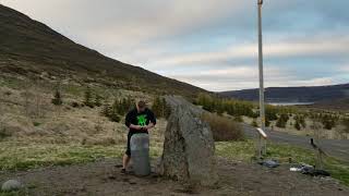 Fullsterkur Walk With The 485 Lb Leggstein By Ryan Stewart.