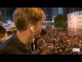 CNN crew gassed during Hong Kong protests
