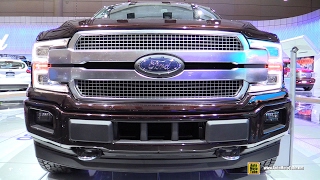 2018 ford f150 platinum exterior and interior walkaround 2017 toronto auto show