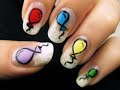 Balloon Birthday Nails