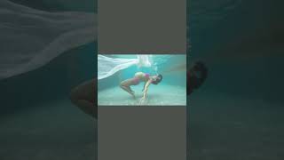 Actress Sameera Reddy Underwater Maternity Photos