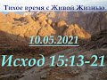 СЛОВО БОЖИЕ. Тихое время с ЖЖ. [Исход 15:13–21]Неизменная любовь, непоколебимый Бог (10.05.2021)