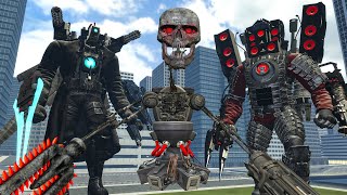 New Terminator Skibidi Toilet Vs All Titans And Bosses In Garry's Mod!