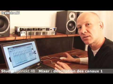 interface audio Studio Konnekt 48 de TC Electronic : console de mixage, gestion des canaux