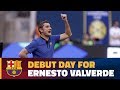 Valverde's first game as FC Barcelona's coach