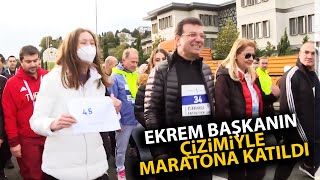 Şehzadeler Belediye Başkanı Gülşah Durbay, Ekrem İmamoğlunun Çizdiği Numarayla Maratona Katıldı
