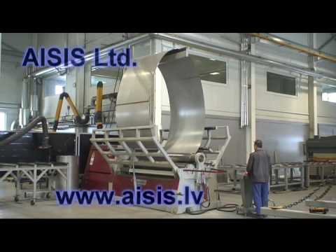 AISIS Ltd., Latvia. Tank from stainless steel production.