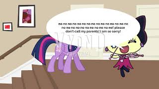 Old Melodytchi Pushes Lovelitchi Down The Stairsgrounded
