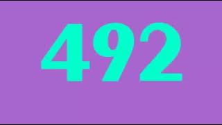 Numbers 500 To 0