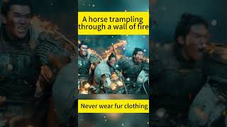 A Horse Trampling Through A Wall Of Fire