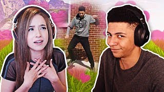 Myth Reacts to Pokimane Watching Him Dance! | Fortnite Best Moments #16