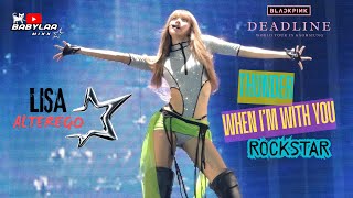 Lisa Thunder - When Im With You - Rockstar Blackpink Deadline World Tour In Kaohsiung Day 1