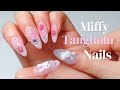 let’s do 3D strawberry miffy nails at home! (ASMR gel-x nail art using korean nail brands)
