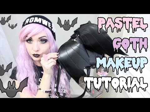 Pastel Goth Makeup Tutorial - YouTube