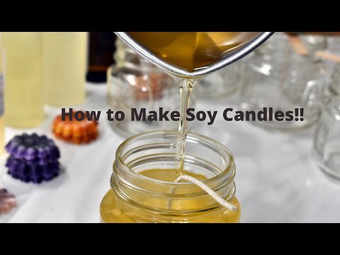How To Make Soy Candles in 2020 #DYICandles #WAXMELTS #CANDLEMAKETING2020