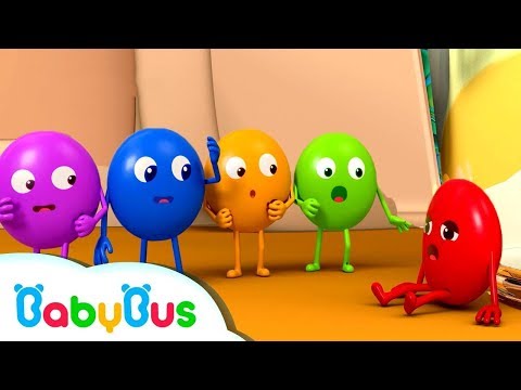Learn Colors with Five Little Candies | Color Song | Nursery Rhymes | Kids Songs | BabyBus