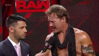 Chris Jericho August 1st 2016 RAW Live Backstage Promo Chris Jericho August 1st 2016 RAW Live Backstage Promo