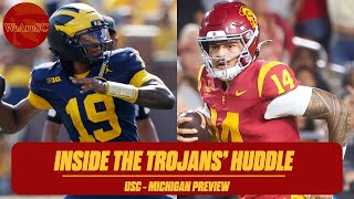 Inside The Trojans Huddle Usc - Michigan Preview