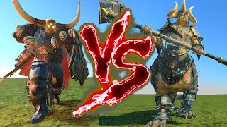 Archaon The Everchosen Vs Kholek Suneater. Total War Warhammer 3