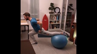 Sport À Domicile Séance Renforcement Musculaire Avec Swiss Ball