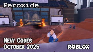 Roblox Peroxide New Codes October 2025