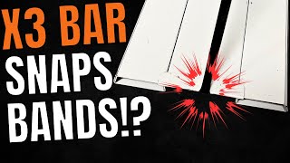 Does The X3 Bar Footplate Cut Resistance Bands: Snap Test