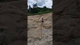 Boy From Banna Tribe Walking On Stilts Omo Valley Ethiopia