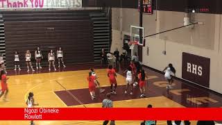 Rowlett vs Naaman Forest Girls Basketball Highlights
