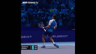 The Greatest Tennis Defender Of All Time? 🤯 #Shorts