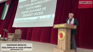 437 Kudüs Beni̇m Meselem Deği̇l Di̇yenler...  Abdurrahman Ateş