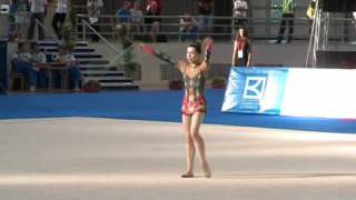 Universiade Belgrade 2009 Rhythmic Gymnastics 2 05 Glushkova Xeniya Kaz Rope