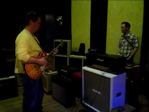 2010 Amp Sho' Marshall Handwired 1959 HW Demo w Michael Dowdle on Les Paul