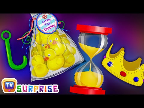 Surprise Eggs Nursery Rhymes Toys | Hook a Duck Game – Kids Fair / Carnival | ChuChu TV Egg Surprise