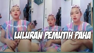 Tante Hot Live Luluran Paha Putih Mulus Banget