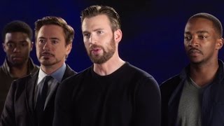 CAPTAIN AMERICA: CIVIL WAR Spot - Cast Hilariously Singing Together (2016) Marvel Movie HD