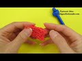 Rainbow Loom Present/Gift Box 3D Charms - How to Loom Bands Tutorial Christmas/Holiday/Ornaments