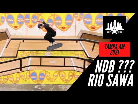 HUGE GAZELLE FLIP TO FLAT RIO SAWA BEST TRICK TAMPA AM 2021