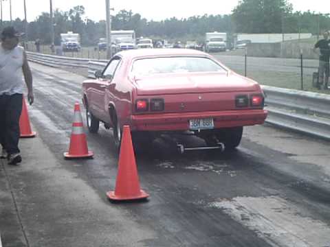 ben's 74 dodge dart sport at benton near sikeston Mo approx 600 hp on gas