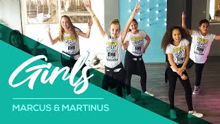 Girls - Marcus & Martinus ft Madcon - Easy Kids Fitness Dance - Warming-up Chore