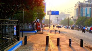 Early Morning Walk Street Walk View 4K Video Cinematic India View